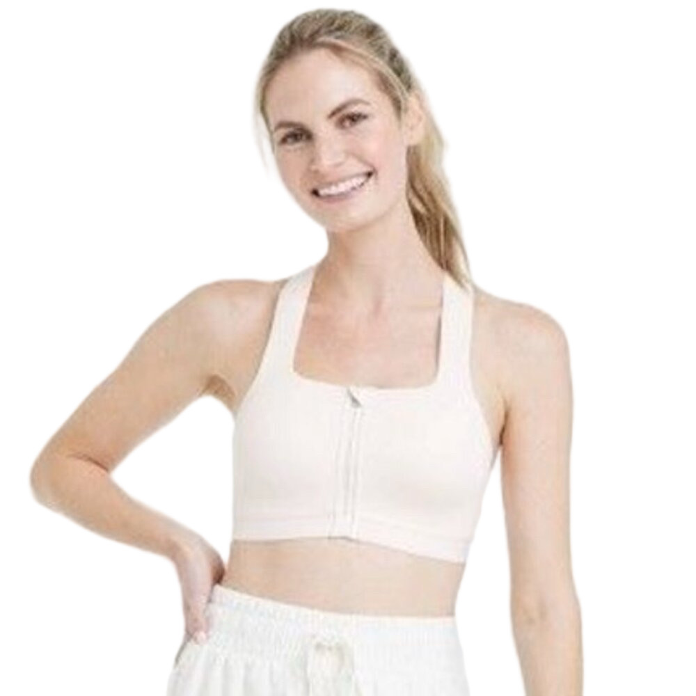 All In Motion - Women's Sculpt Sports Bra Off-White 34DD